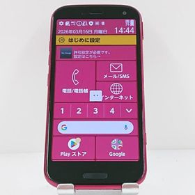 らくらくスマートフォン F-52B ドコモ ピンク 送料無料 即決 本体 c18124
