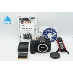 Canon キヤノン EOS 70D ボディ デジタル一眼レフカメラ 260309ac【アルプスカメラ】