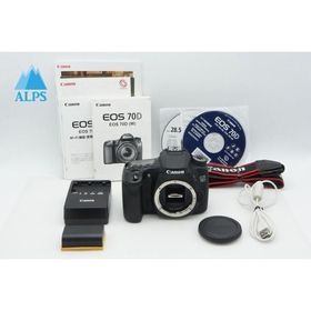 良品 Canon キヤノン EOS 70D ボディ デジタル一眼レフカメラ 260310i【アルプスカメラ】