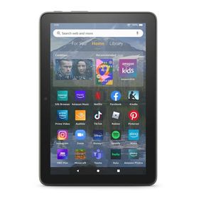Amazon Fire HD 8 Plus tablet, 8" HD Display, 64 GB, 30% faster processor, 3GB RAM, wireless charging, (2022 release), Gray