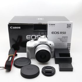 Canon EOS R50 標準ズームレンズキット ホワイト 〔Canon RF マウント〕 ミラーレス一眼カメラ