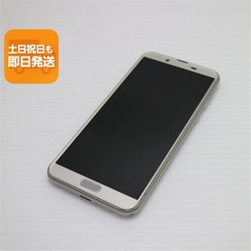 美品 SH-01L AQUOS sense2 シャンパンゴールド スマホ 本体 白ロム 中古 あすつく 土日祝発送OK