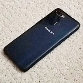 オッポ(OPPO)の【美品】OPPO AX7〈ブルー〉 トリプルスロット＋大容量バッテリー(スマートフォン本体)
