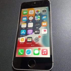 iphone SE1 スペースグレイ、64G、simフリー、バッテリー99%