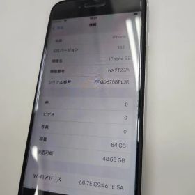 美品Apple iPhone SE 64GB SIMロックなし