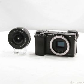 〔中古〕SONY(ソニー) α6000 パワーズームレンズキット ブラック ILCE-6000L〔276-ud〕