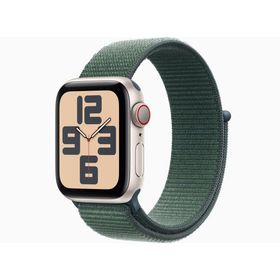 Apple Watch SE 第2世代 GPS+Cellularモデル 40mm MXGH3J/A [スターライト・レイクグリーンスポーツループ]