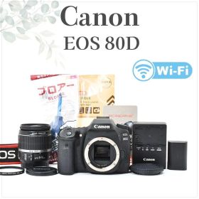 超高画質 動画◎✨美品✨キヤノン EOS 80D✨シングルレンズ Wi-Fi接続