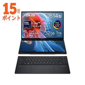 15倍ポイント ASUS(エイスース) ノートパソコン Zenbook DUO UX8406MA インクウェルグレー UX8406MA-U932…