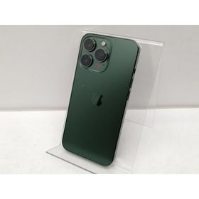 【中古】Apple docomo 【SIMフリー】 iPhone 13 Pro 128GB アルパイングリーン MNDX3J/A【仙台イービーンズ】保証期間１ヶ月【ランクC】