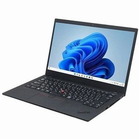 ノートパソコン lenovo ThinkPad X1 Carbon Gen8 中古 2019年モデル Windows11 64bit WEBカメラ 第10世代 Core i5 メモリ16GB 高速 SSD 無線LAN フルHD 14インチ