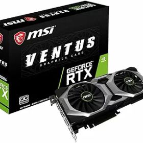 【中古】MSI GeForce RTX 2080 VENTUS 8G OC グラフィックスボード VD6726
