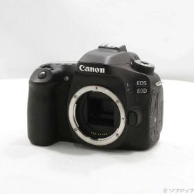 【中古】Canon(キヤノン) EOS 80D ボディ ブラック 【258-ud】