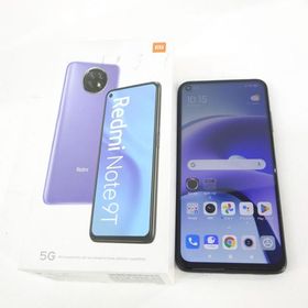 Softbank Redmi Note 9T 5G ナイトフォールブラック 4GB 64GB A001XM ※中古/利用〇