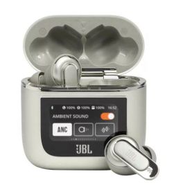 [在庫処分]JBL ハイブリッドノイズキャンセリング 完全ワイヤレスイヤホン Tour Pro 2 JBLTOURPRO2CPG シャンパンゴールド スマートタッチディスプレイ ケース 画面 操作 おしゃれ Bluetooth 在庫限り 新品 正規品 コードレス 充電式 イヤーホン ディスプレイ付