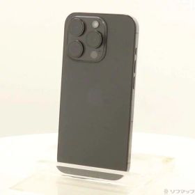 【中古】Apple(アップル) iPhone15 Pro 128GB ブラックチタニウム MTU73J／A SIMフリー 【269-ud】