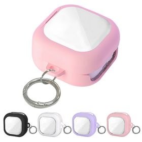 Galaxy Buds4 ケース Buds 4 Pro クリア カバー 透明 カラビナ付き シンプル 保護カバー おすすめ おしゃれ Samsung ギャラクシーバッズ4