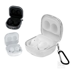 Galaxy Buds4 ケース Buds 4 Pro クリア カバー 透明 TPU ソフト ケース シンプル カラビナ付き クリアケース グリッター きらきら 保護