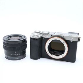 【中古】 《良品》 SONY α7C II ズームレンズキット ILCE-7CM2L S シルバー 【ファインダーカバー部品交換/各部点検済】 [ デジタルカメラ ]