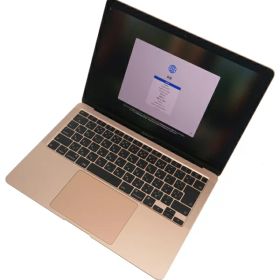 【Apple】アップル『MacBook Air / 13inch / M1 8コア/7コア / 8GB / 256GB / ゴールド』MGND3J/A 2020 ノートパソコン 1週間保証【中古】