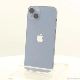 【中古】Apple(アップル) iPhone14 Plus 128GB ブルー MQ4H3J／A SIMフリー 【269-ud】