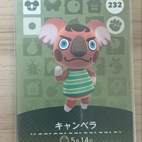 あつ森 とび森 どう森 あつまれどうぶつの森amiiboカード キャンベラ