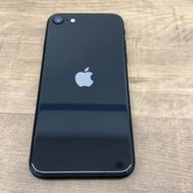 中古 【SIMロック解除済み】【SoftBank】Apple iPhoneSE 4.7インチ (第2世代/2020) 128GB (ブラック) MXD02J/A 155518 状態： Aランク