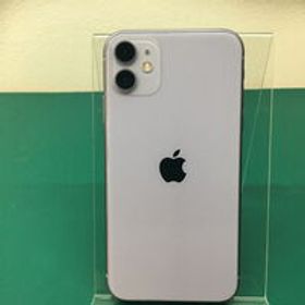 中古 【SIMロック解除済み】【SoftBank】 Apple iPhone11 64GB (パープル) MWLX2J/A 155410 状態： A:美品