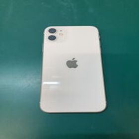 中古 【SIMロック解除済み】【SoftBank】 Apple iPhone11 128GB (ホワイト) MWM22J/A 155412【在庫処分!】 状態： C:並品
