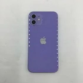 中古 【SIMロック解除済み】【au】Apple iPhone12 6.1インチ 64GB (パープル) MJNH3J/A 155808 状態： C:並品