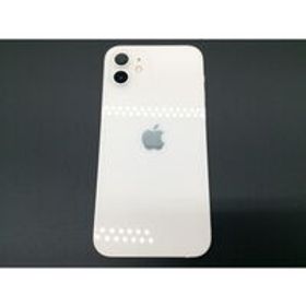 中古 【SIMロック解除済み】【au】Apple iPhone12 6.1インチ 128GB (ホワイト) MGHV3J/A 155543 状態： C:並品