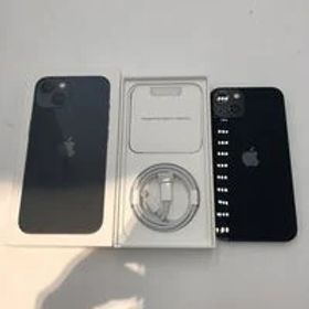 中古 【docomo版SIMフリー】Apple iPhone13 6.1インチ 128GB (ミッドナイト) MLNC3J/A 147320 状態： B:良品