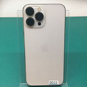 中古 【docomo版SIMフリー】Apple iPhone13 Pro Max 6.7インチ 128GB ゴールド MLJ63J/A 147504 状態： A:美品