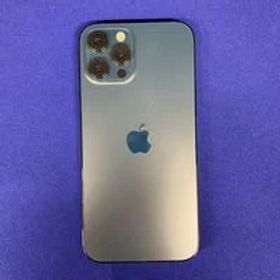 中古 Apple iPhone12 Pro Max 6.7インチ 256GB (パシフィックブルー) 国内版SIMロックフリー MGD23J/A 144068 状態： C:並品