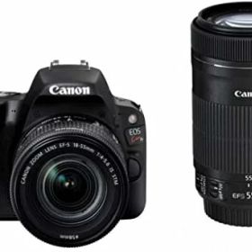 【中古】【アウトレット品】 Canon デジタル一眼レフカメラ「EOS Kiss X9」ダブルズームキット (ブラック) EOSKISSX9BK-WKIT