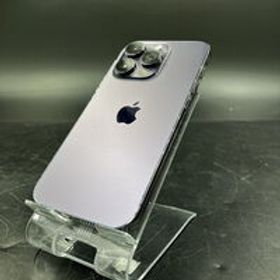 中古 【au版SIMフリー】Apple iPhone14 Pro 6.1インチ 128GB (ディープパープル) MQ0F3J/A 155001 状態： B:良品
