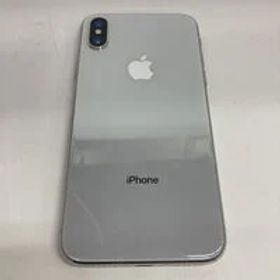 中古 【SIMロック解除済み】【SoftBank】 iPhoneX 64GB (シルバー) MQAY2J/A 155247 状態： Bランク