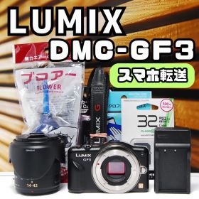【軽量ミラーレス】LUMIX GF3 標準ズームレンズセット スマホ転送 元箱付