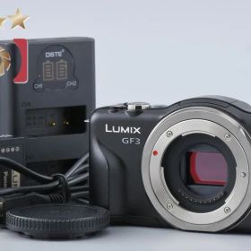 【中古】Panasonic パナソニック LUMIX DMC-GF3 エスプリブラック ミラーレス一眼カメラ シャッター回数僅少