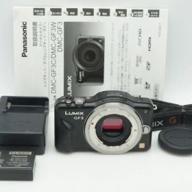 良品 Panasonic パナソニック LUMIX DMC-GF3 ボディ ミラーレス一眼カメラ ブラック 260219g