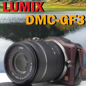 LUMIX ミラーレス一眼カメラ DMC-GF3 電動ズームレンズキット
