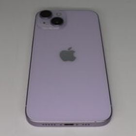 中古 【docomo版SIMフリー】Apple iPhone14 6.1インチ 128GB (パープル) MPUYJ/A 154874 状態： C:並品