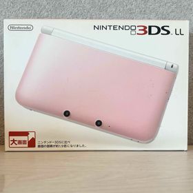ニンテンドー3DS(ニンテンドー3DS)のNintendo 3DS LL ピンク×ホワイト 付属揃い 動作確認済(家庭用ゲーム機本体)