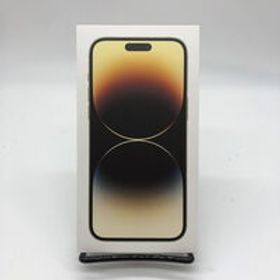 中古 【SoftBank版SIMフリー】Apple iPhone14 Pro Max 6.7インチ 256GB (ゴールド) MQ9D3J/A 155076 状態： A:美品