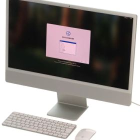 【Apple】アップル『iMac / 24inch / M1 8コア/7コア / 8GB / 256GB / シルバー』MGTF3J/A 2021 デスクトップパソコン 1週間保証【中古】