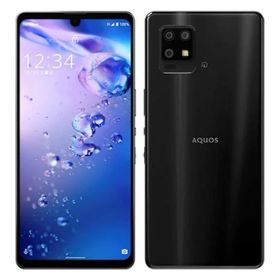 【中古】【安心保証】 AQUOS zero6 A102SH[128GB] SoftBank ブラック
