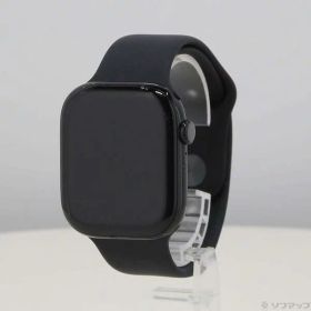 【中古】Apple(アップル) Apple Watch Series 10 GPS 46mm ジェットブラックアルミニウムケース ブラックスポーツバンド 【262-ud】