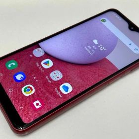 セイモバイル★【中古Aランク】SIMフリー AU Galaxy A23 5G SCG18 レッド 4GB+64GB