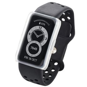 HUAWEI Band 6 ケース カバー フルカバー ソフト 耐衝撃 側面 液晶 全面保護 スマートウォッチ クリア メーカー在庫品