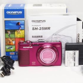 ■美品■ OLYMPUS SH-25MR レッド《 手振れ補正 12.5倍ズーム